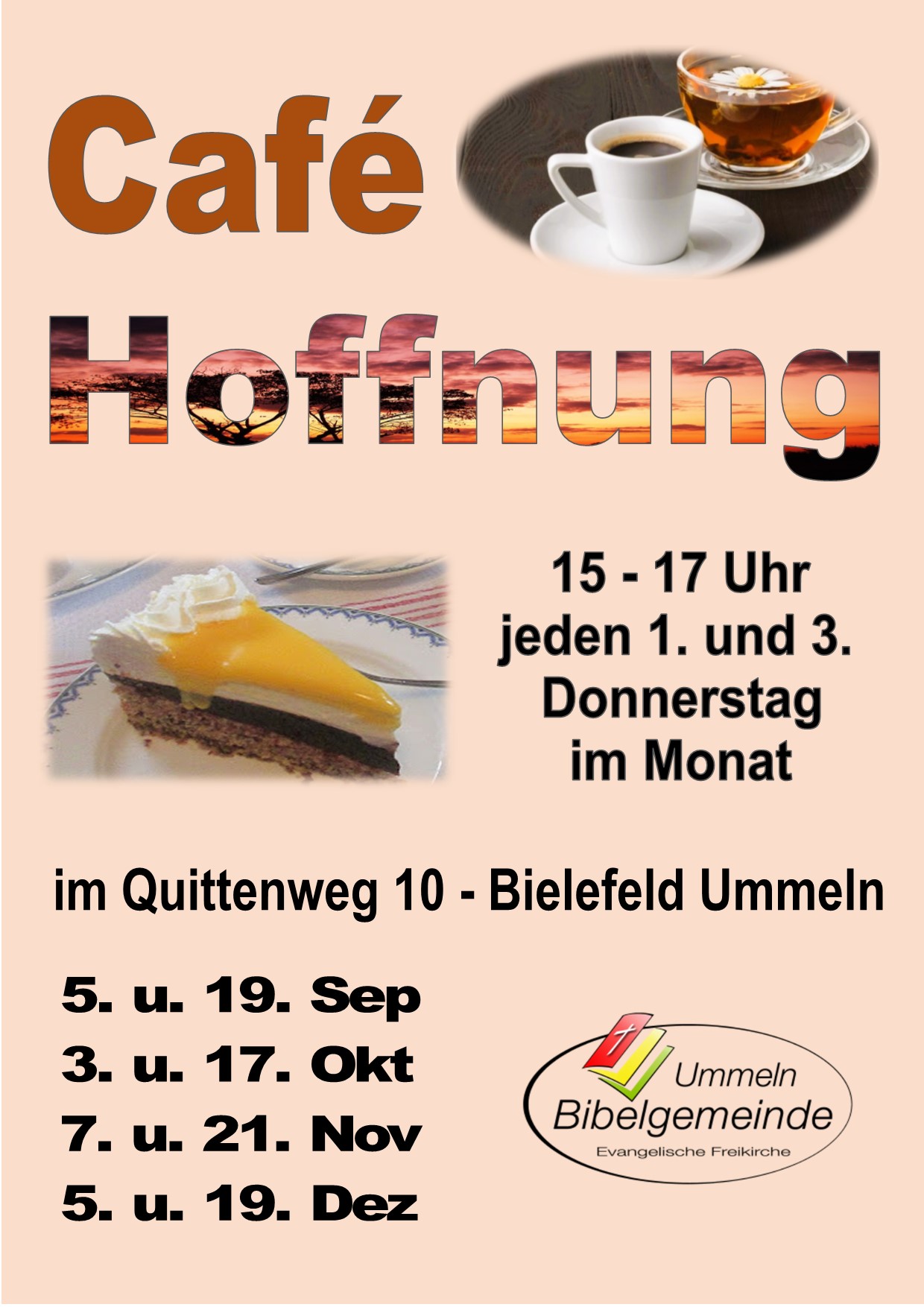 Cafe Hoffnung Flyer